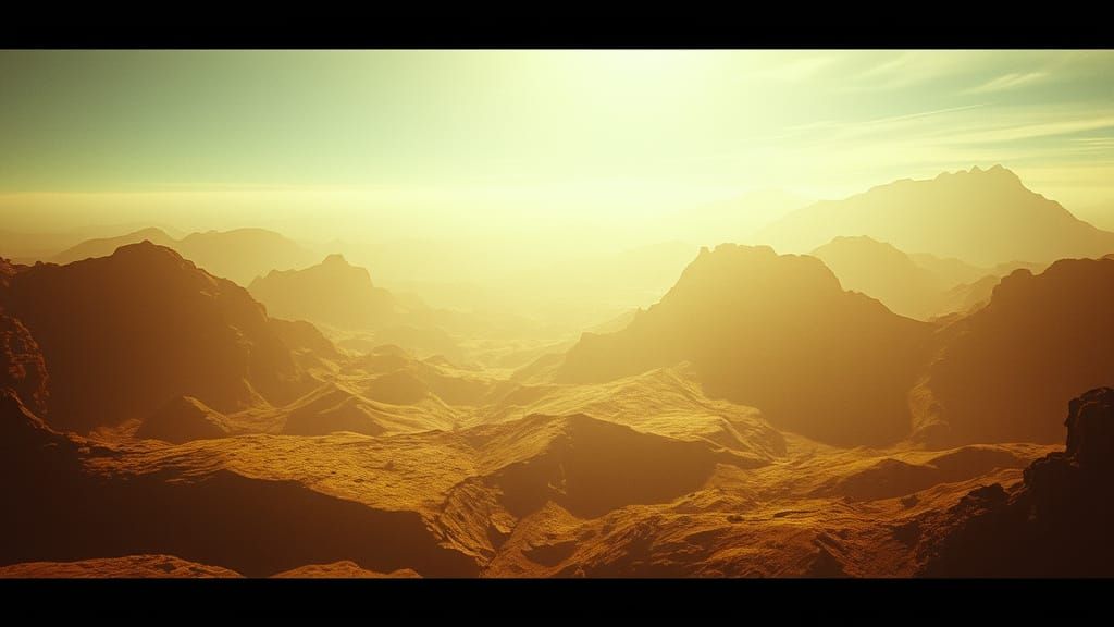 Surreal, Dreamlike Wasteland in Cinematic Style