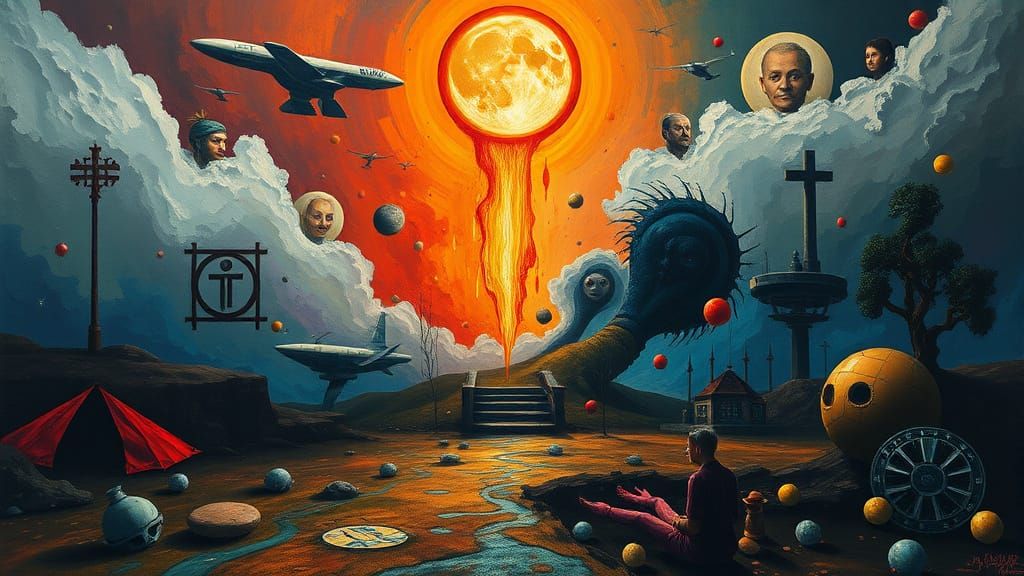 Surrealist Symbols Unveiled in Provocative Dreamscapes