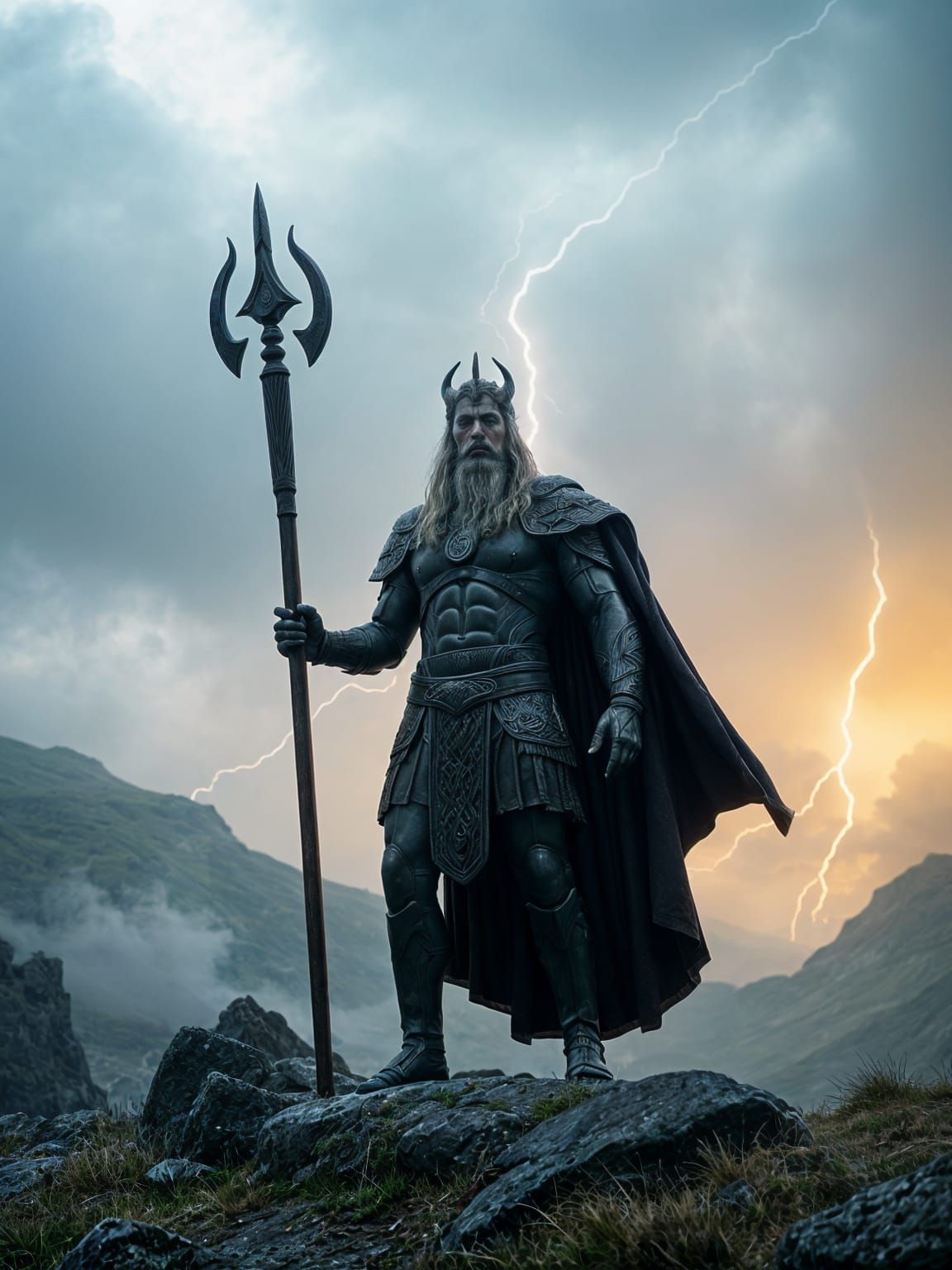 Epic Celtic God Taranis of Thunder