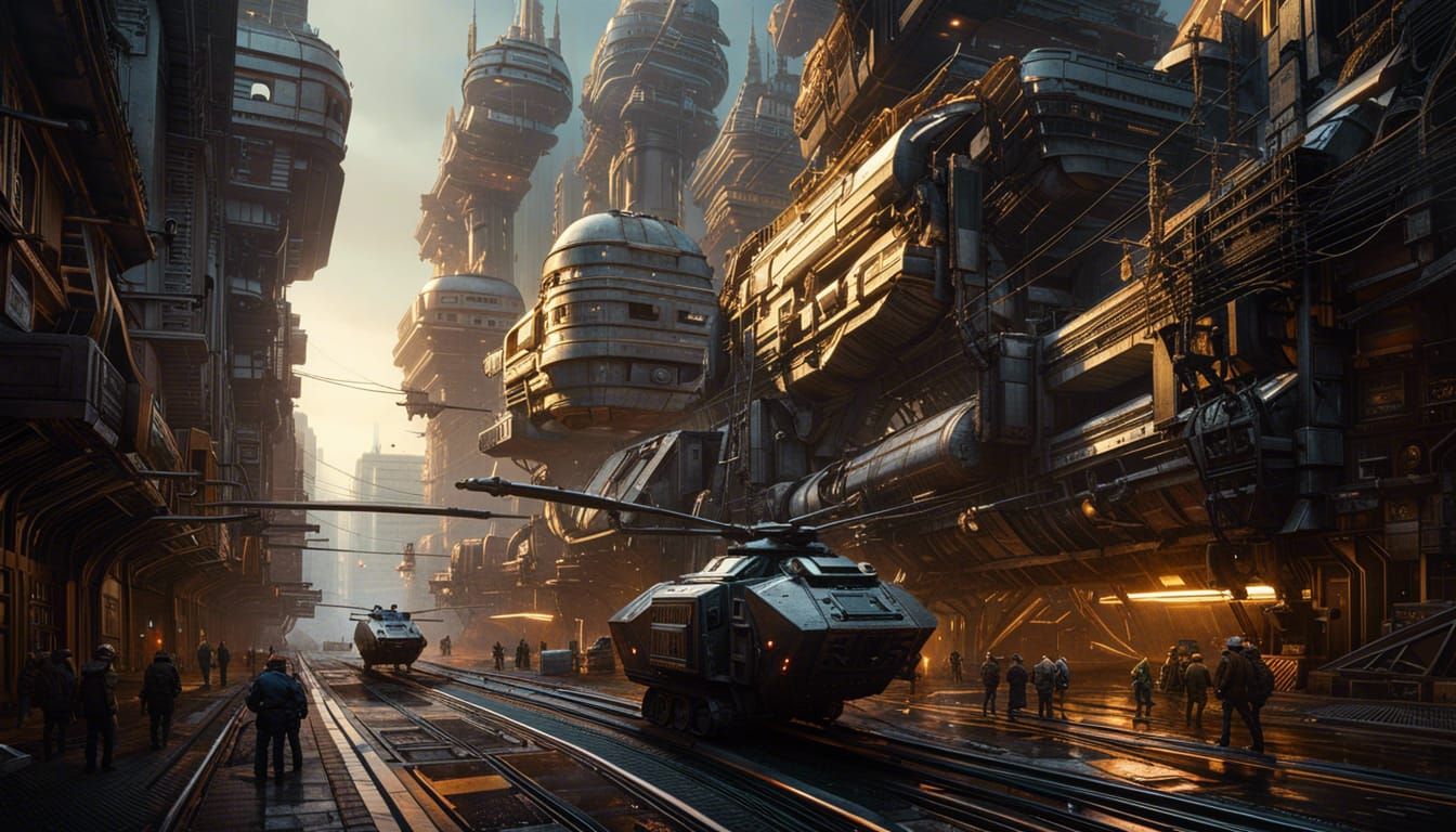 Industrial Cyberpunk San Francisco