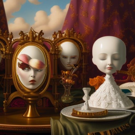 Ethereal Still Life in Surreal Hyperrealism Style