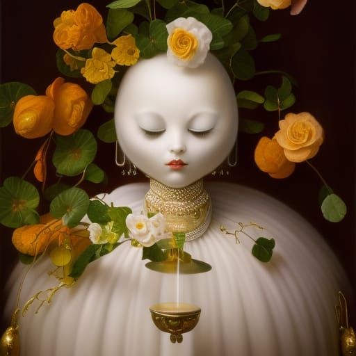 Ethereal Still Life in Hyperreal Pastel Hues