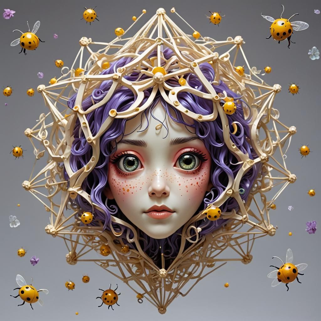 Jellyfish Princess in a Surreal Fantasy World