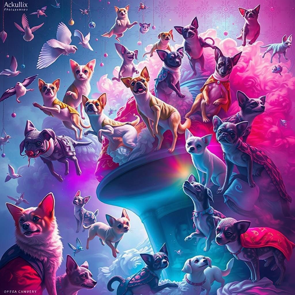 Dogs in Victorian Clothing, Formal Portrait