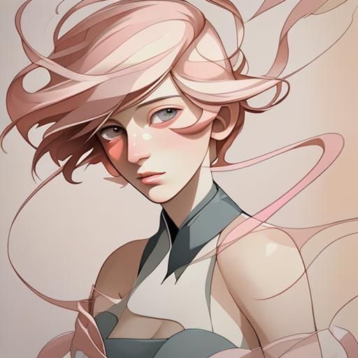 Soft Pastel Dreamscape in Watercolor Style