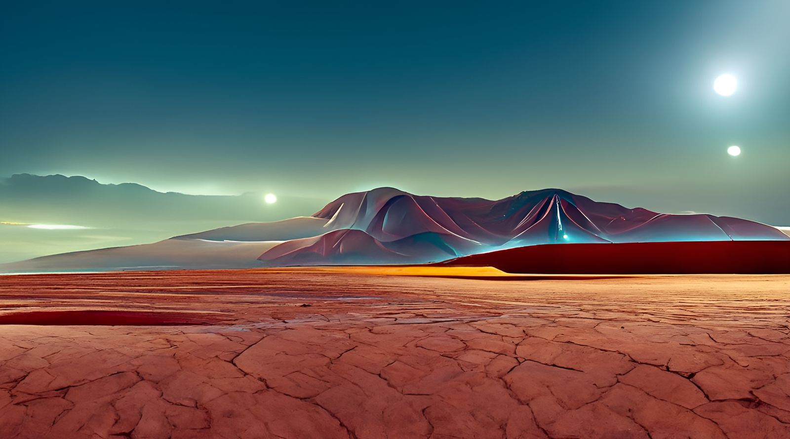Extraterrestrial Desert Landscape Photography in 8K