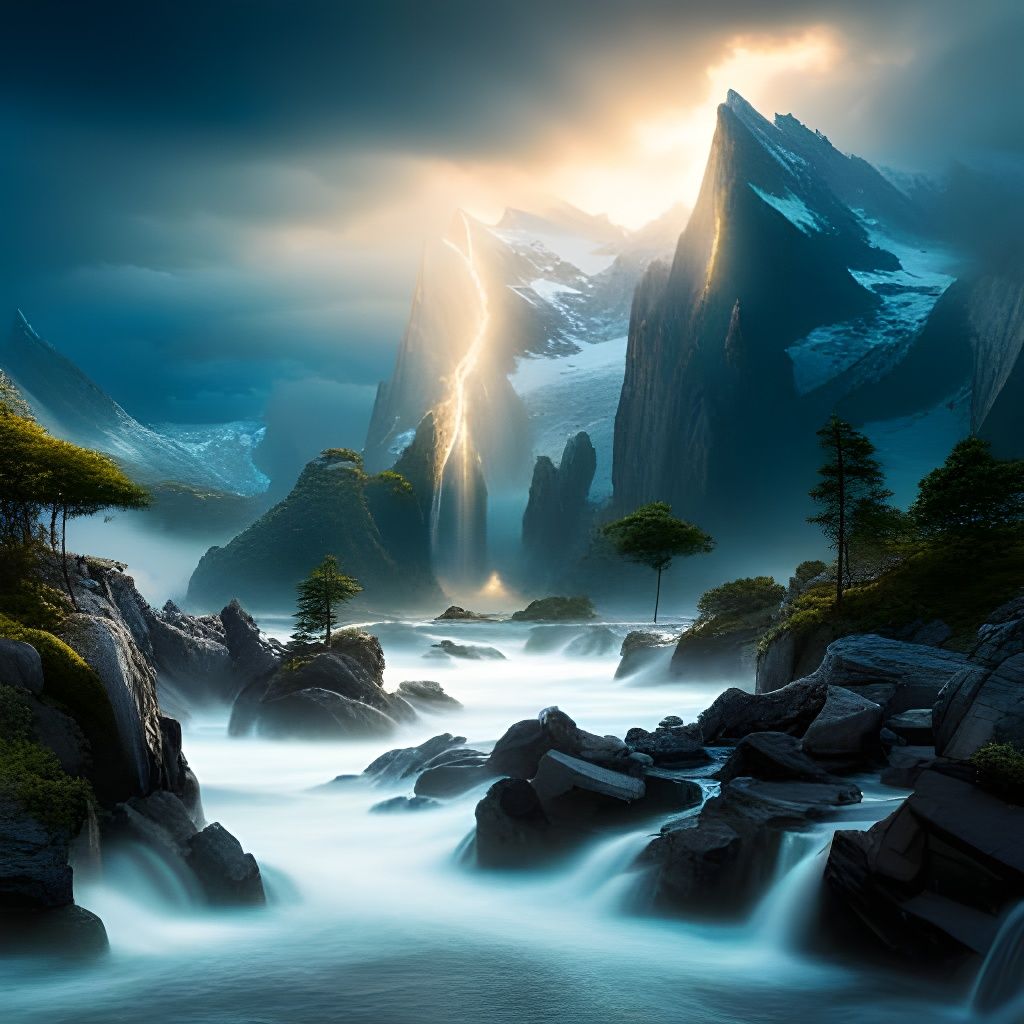 Breathtaking God Rays: Ultrareal 3D Digital Photography