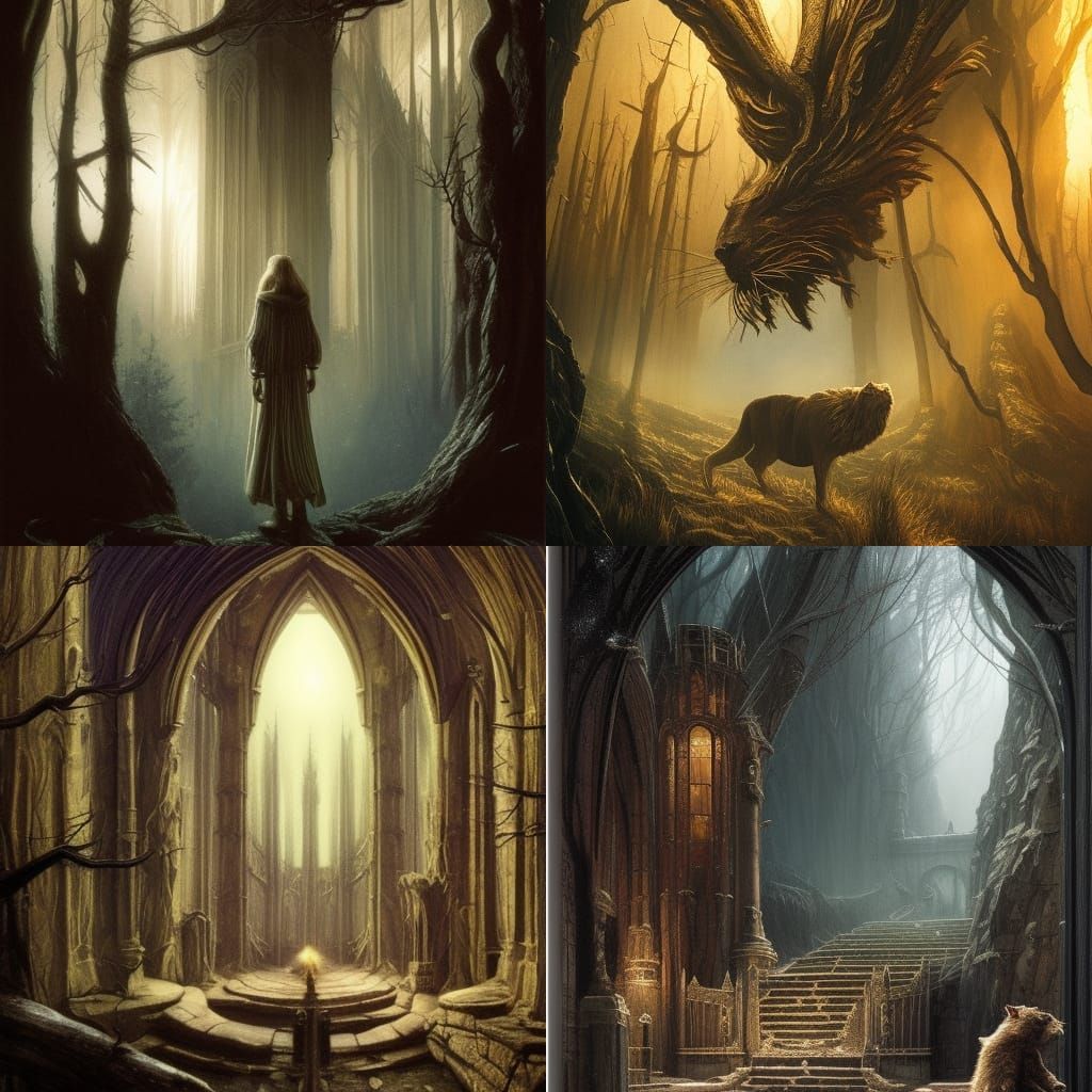 Narnia Dark Fantasy Art in Unreal Engine