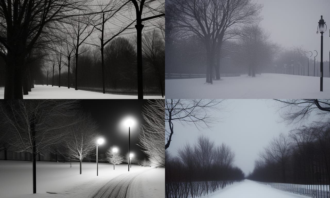 Kenopsia: Lonely Winter Path in Liminal Space