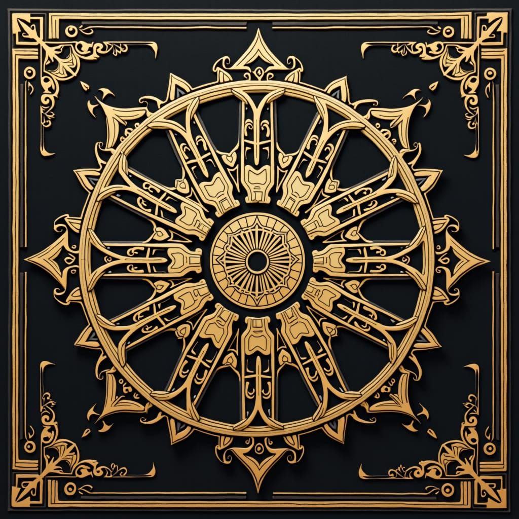 Endless Ornate Melody: A Visual Interpretation