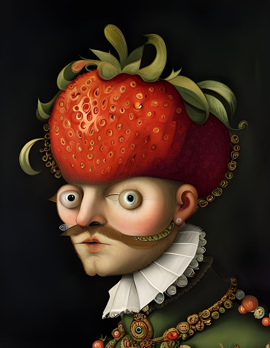Strawberry Head Actors in Renaissance Style