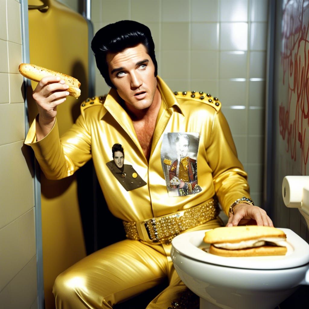 Elvis Presley Death Scene in Las Vegas Bathroom
