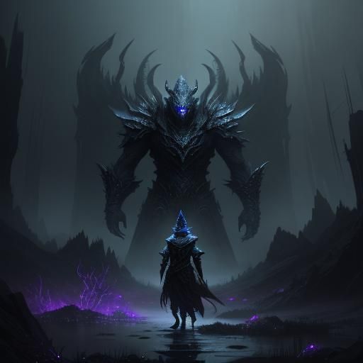 Silver Dragonborn Druid in Mystical Realm