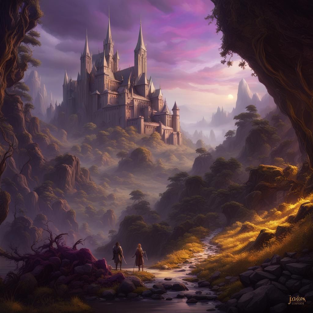 Lord of the Rings Dark Fantasy Concept Art