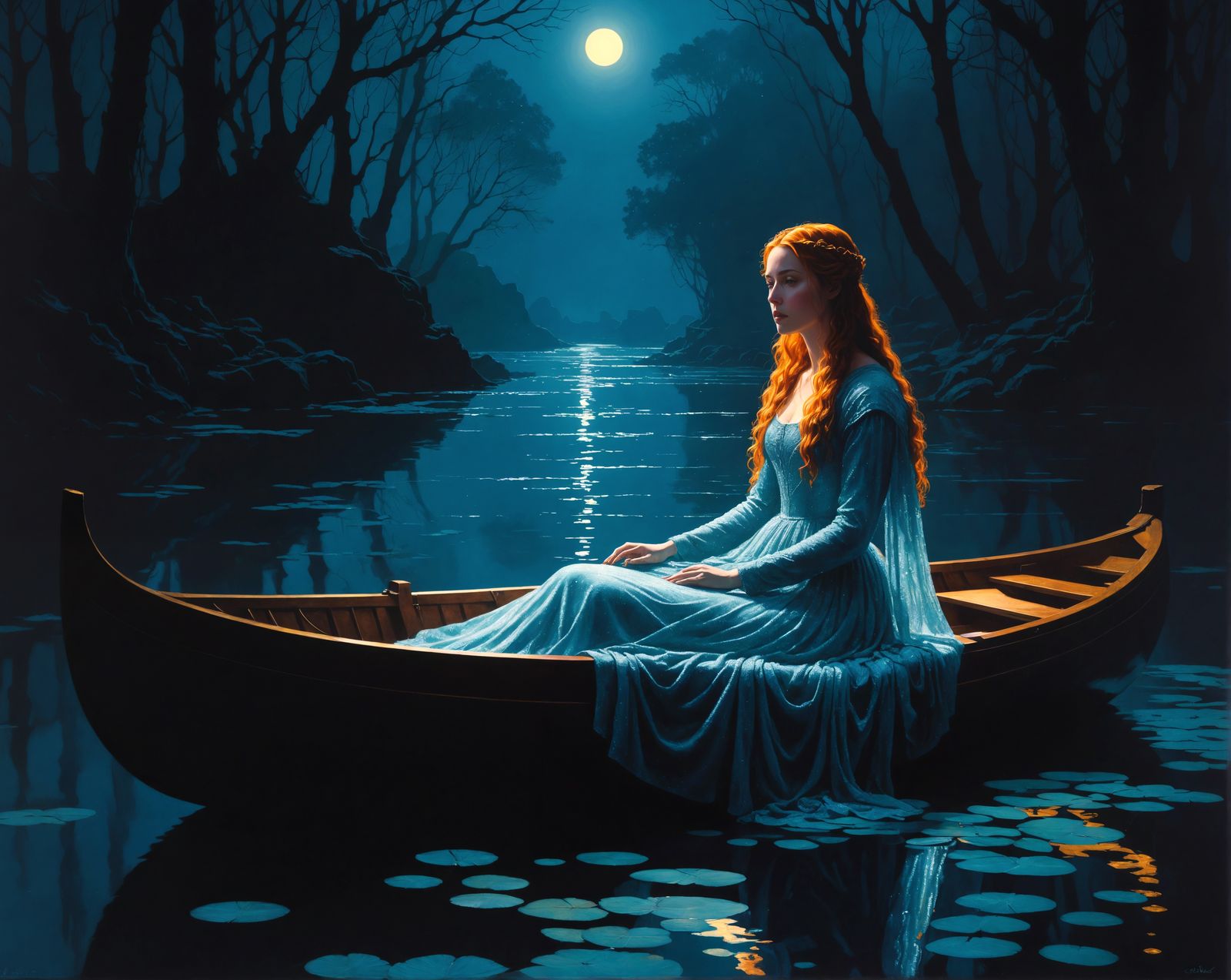 The Lady of Shalott in Bucklow Style