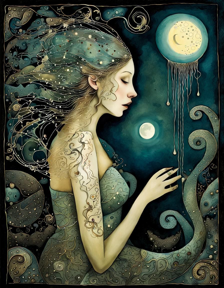 Abstract Woman: Machine and Textile Art