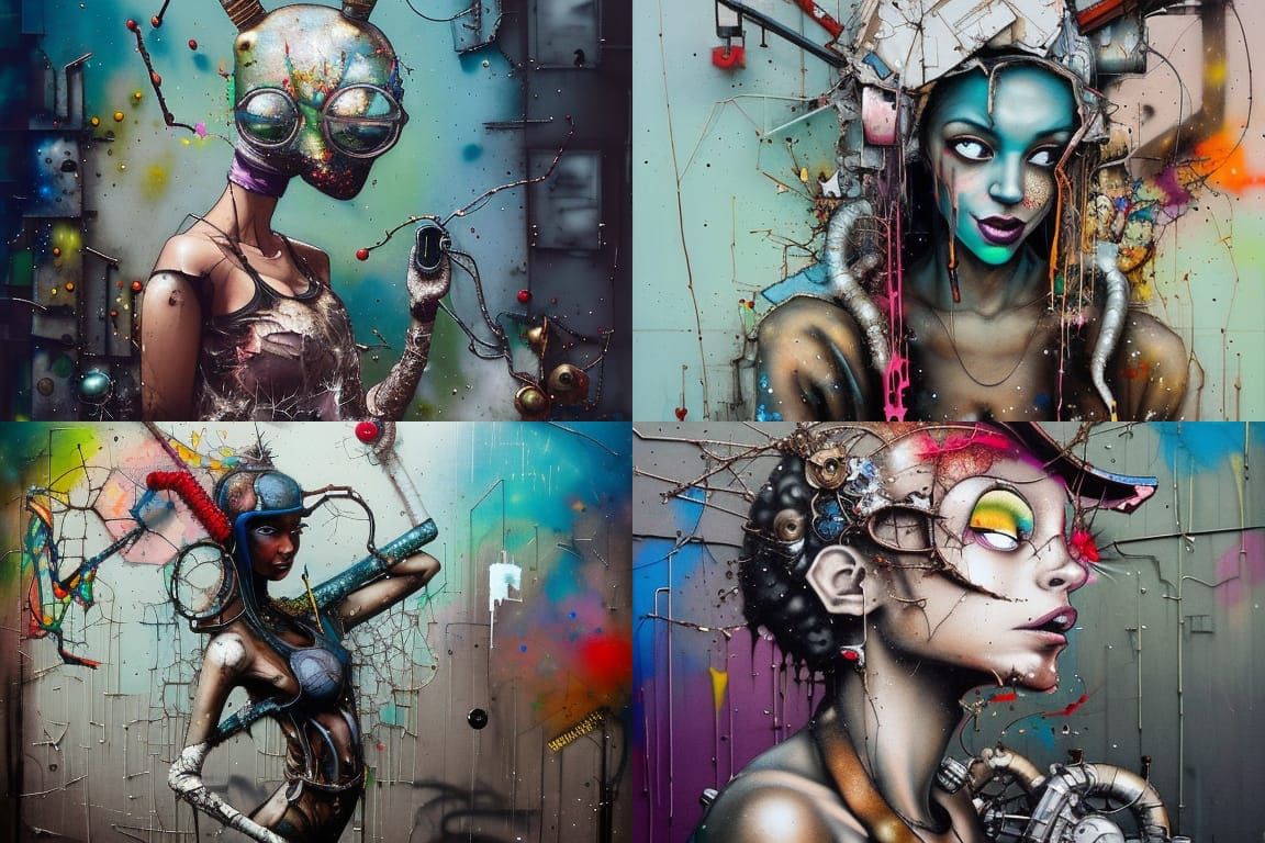 Hip-Hop Nutcracker Street Art Portrait