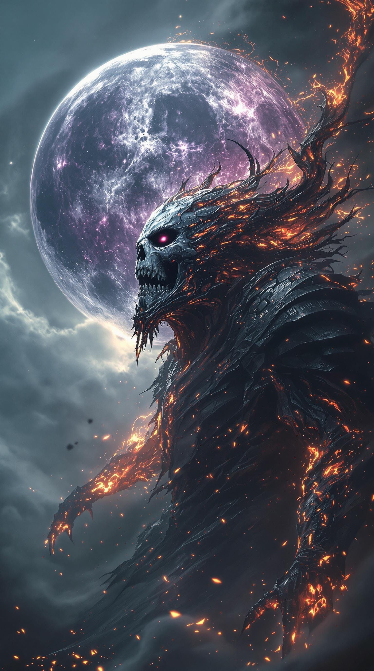 Spectral Knight Ascends Amidst Apocalyptic Ash and Ember-Fil...