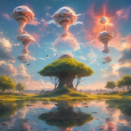 Fairies Play Soccer on Alien Planet, Anime Style