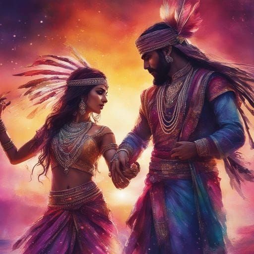 A mix of Indian and native American!!