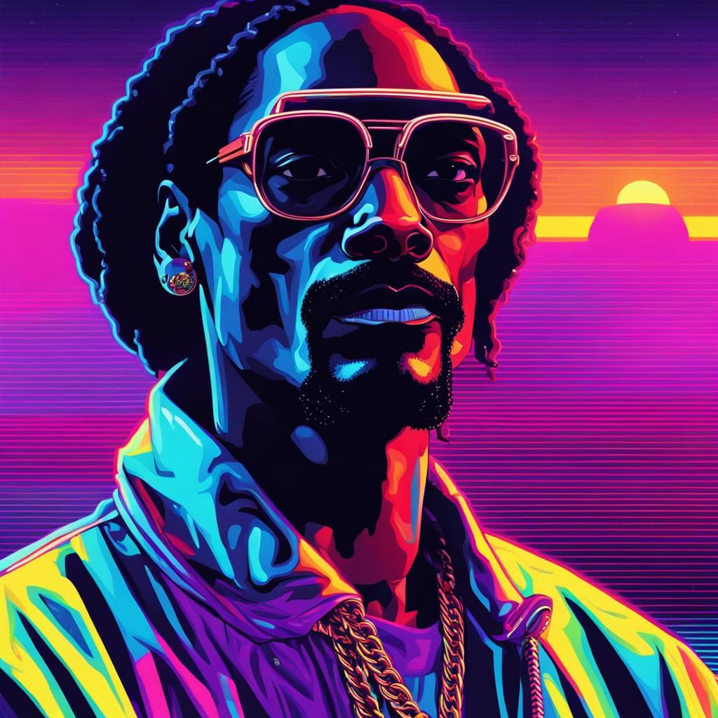 Close up of Snoop Dogg