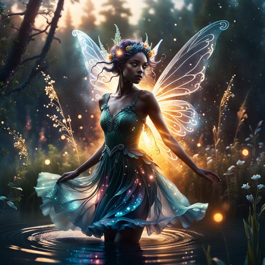 Fairy at Sunset