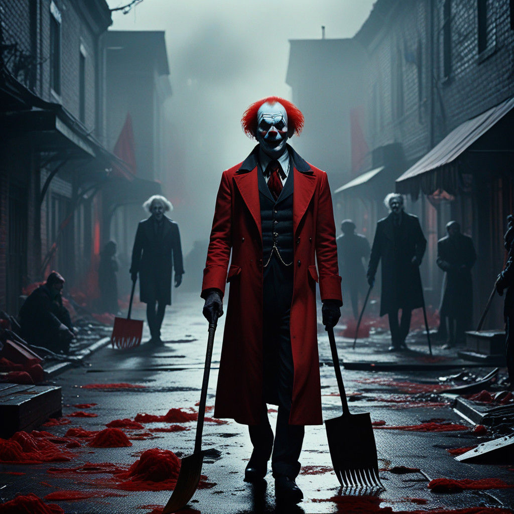 Surreal Dark Fantasy Blooms in the Shadows of a Haunted Town