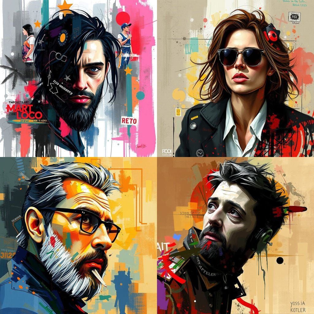 Vibrant Urban Landscapes in Expressionist Style