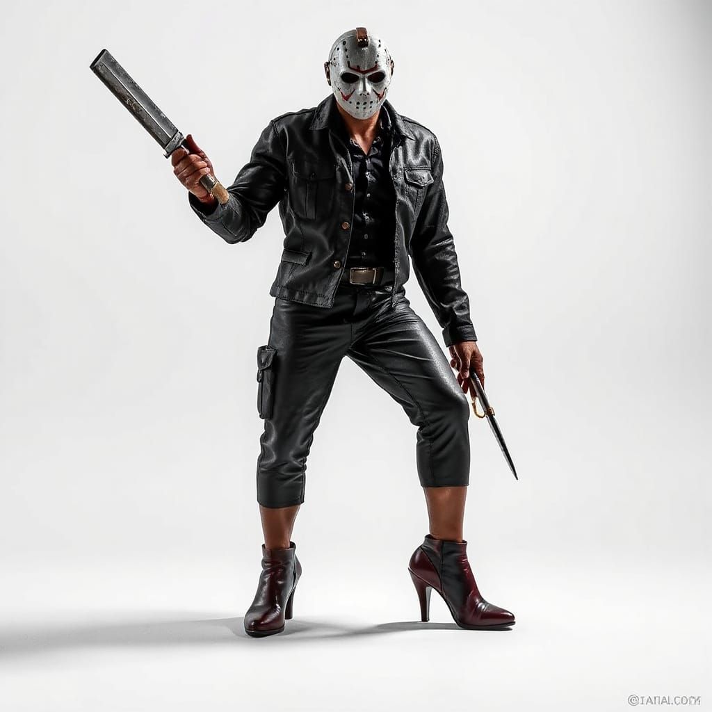 Jason Voorhees Themed High Heels