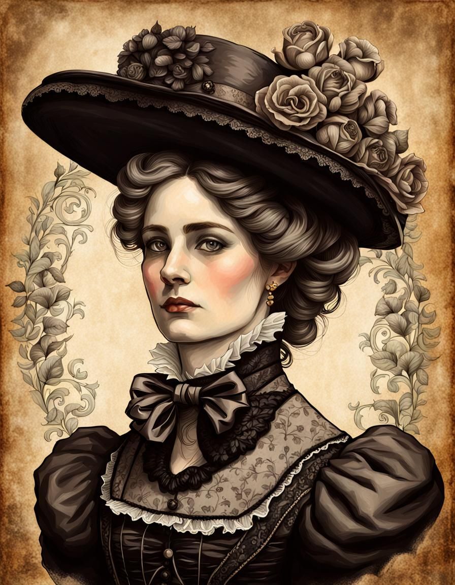 VICTORIAN LADY PORTRAIT