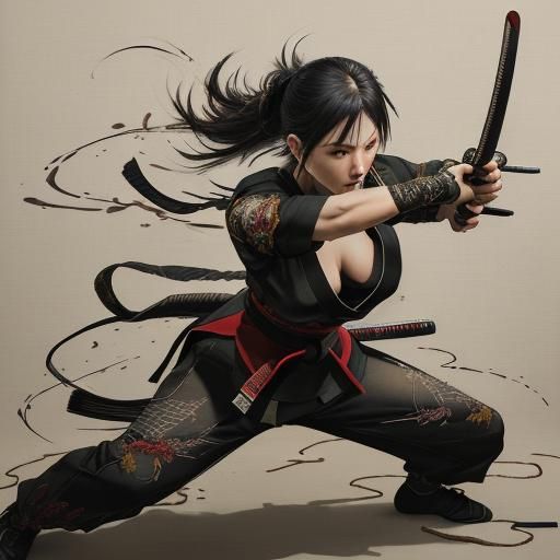 Female martial artist