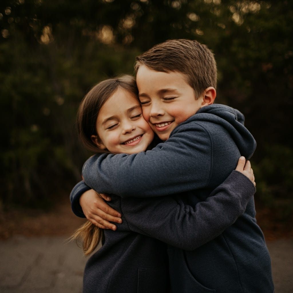 Divine Embrace of Innocence