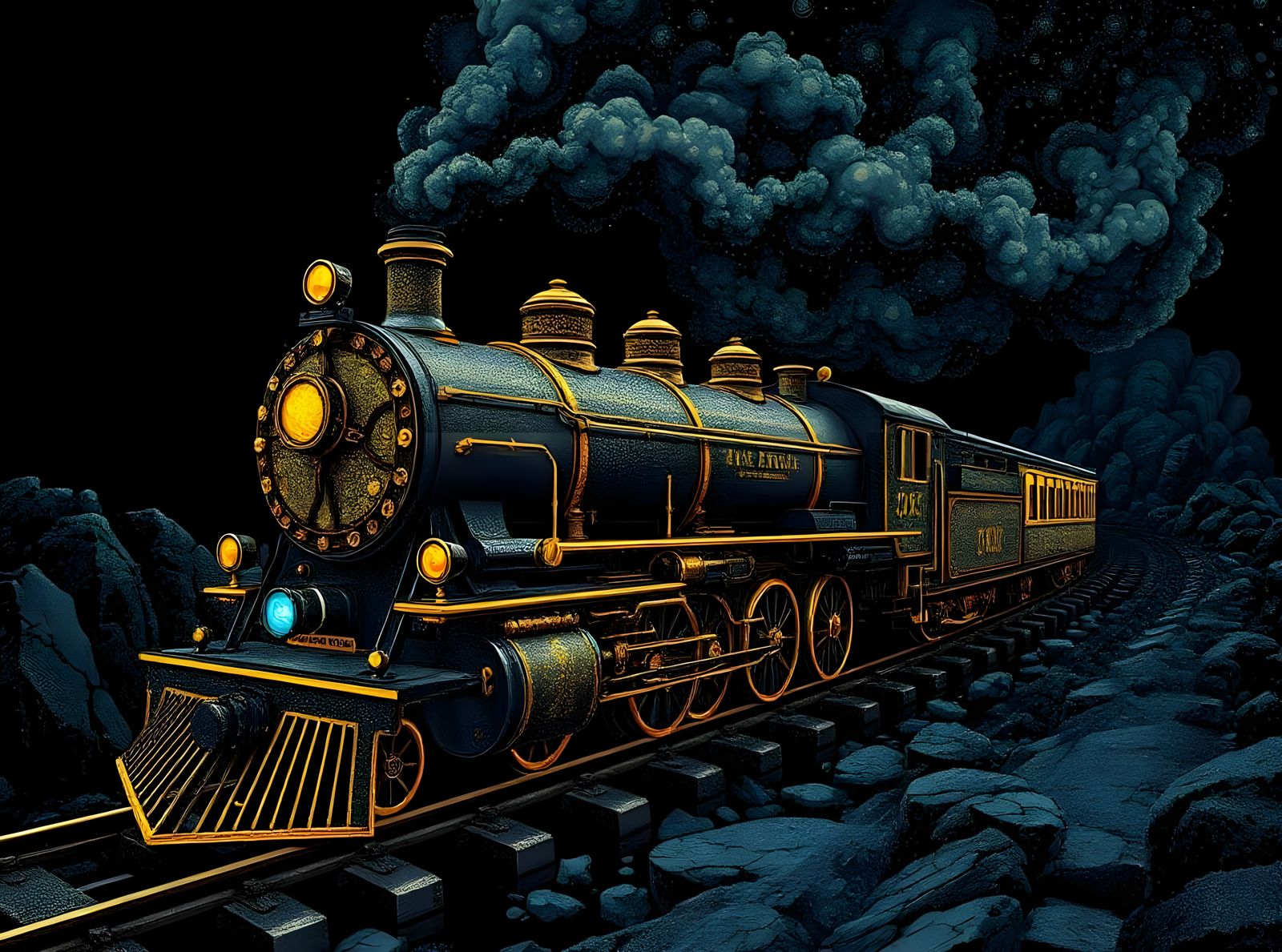 Steampunk Night Train: Didn't place, worked hard on this and...