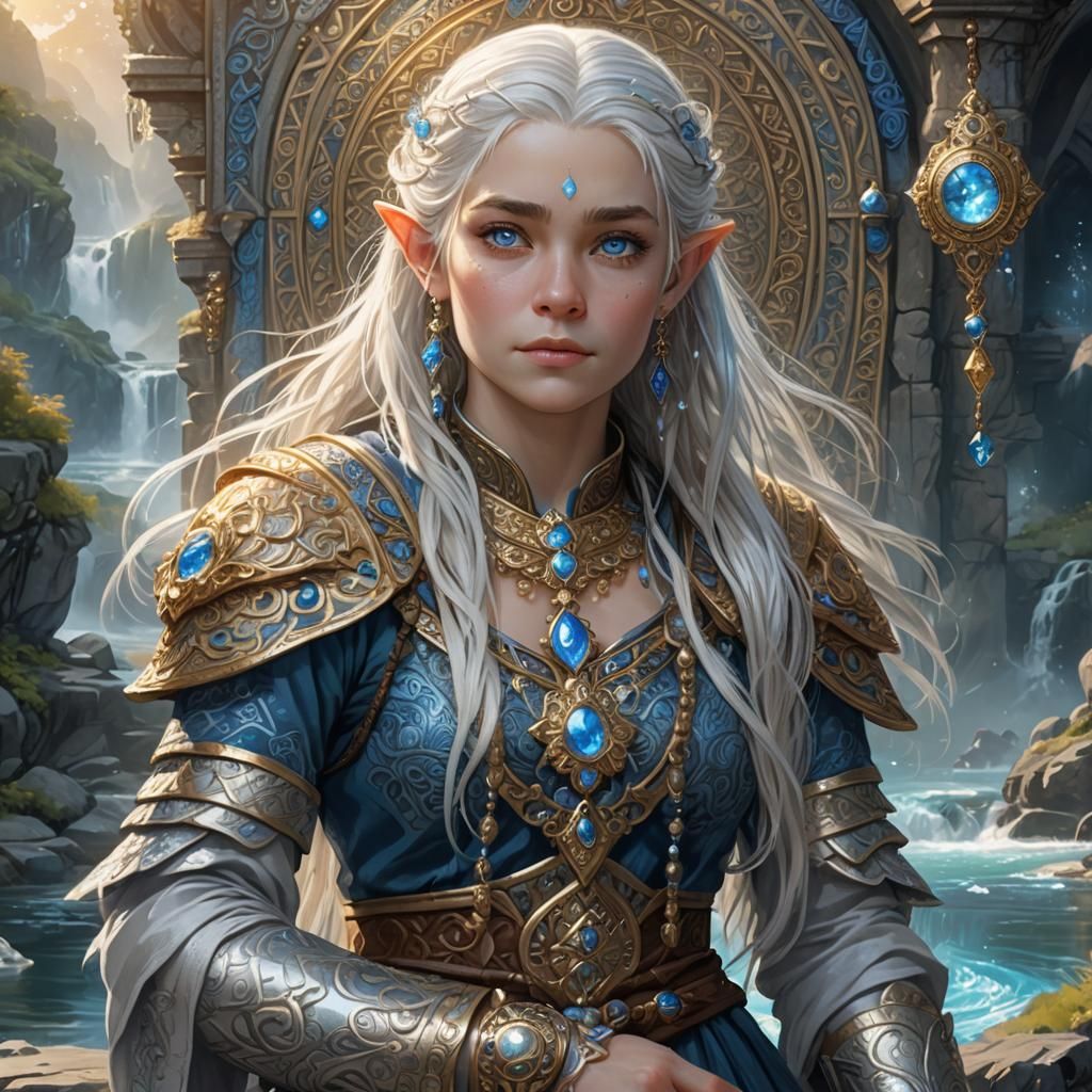 Elysia Silverstream: Dwarf by Serene River