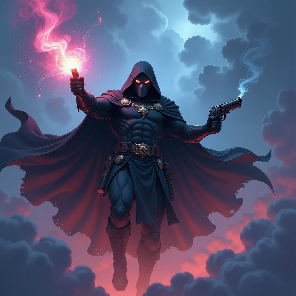 Doctor Doom Wields Witchcraft for God Sword and Pistol