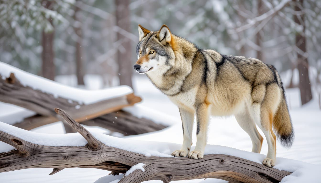 AI Generated Image of a Wolf