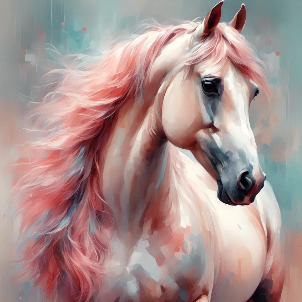 Enchanting Pegasus with Doe Eyes and Gentle Smile