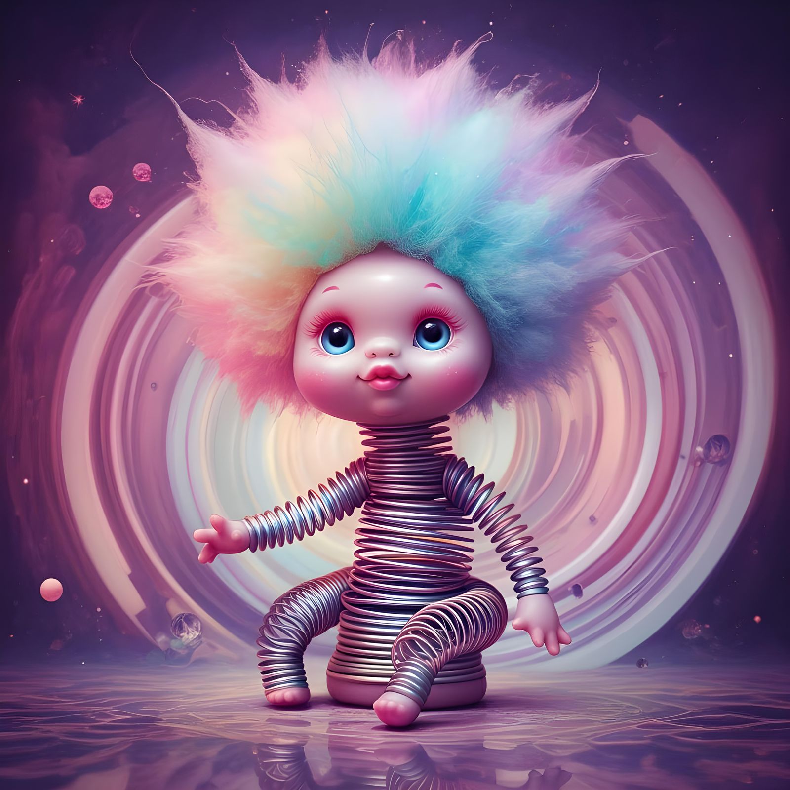 Troll Slinky Hybrid Creature