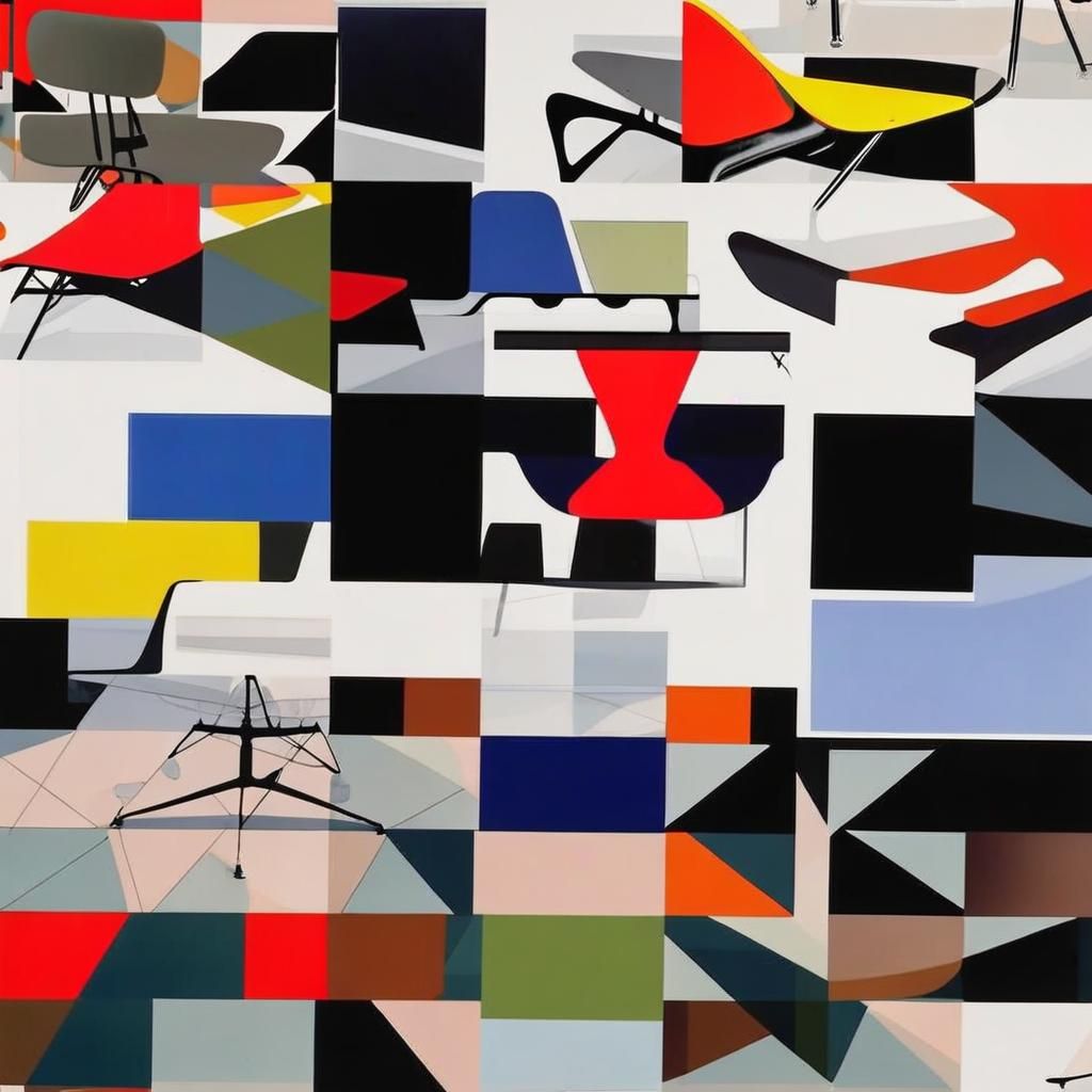 Mid-Century Modern Design in Eames Style
