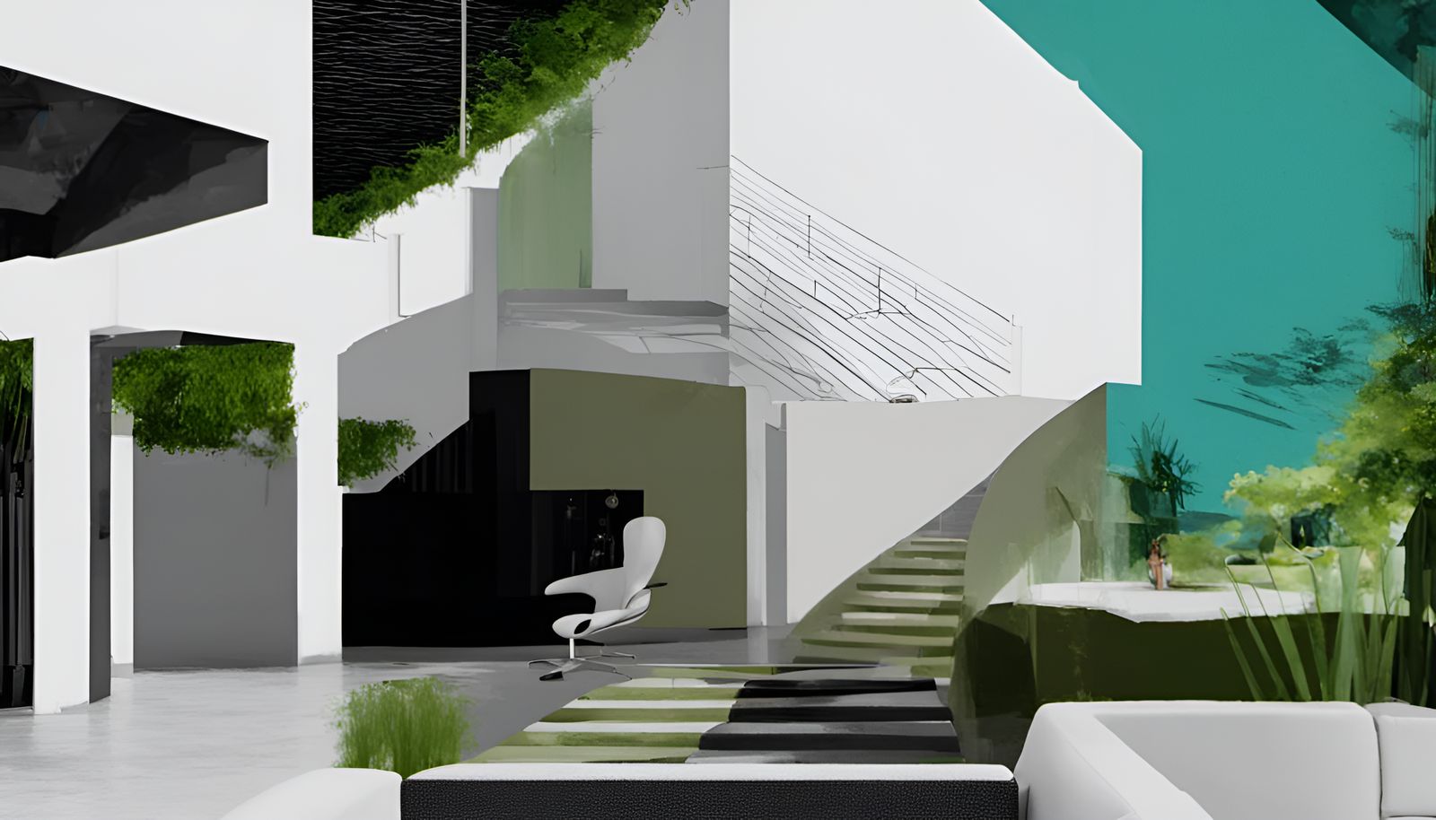 AI Generated Image of the Best Garden