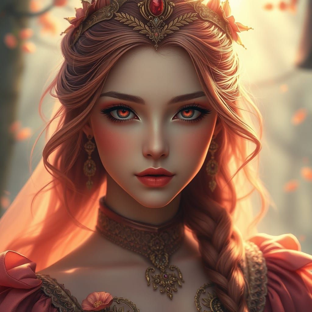 Ethereal Ruby Princess in Nitram Charcoal