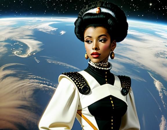 Rococopunk Leader in Space Opera Style