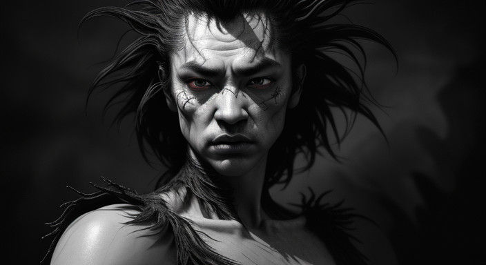 Surreal Creature Basks in Moody Rembrandt Lighting