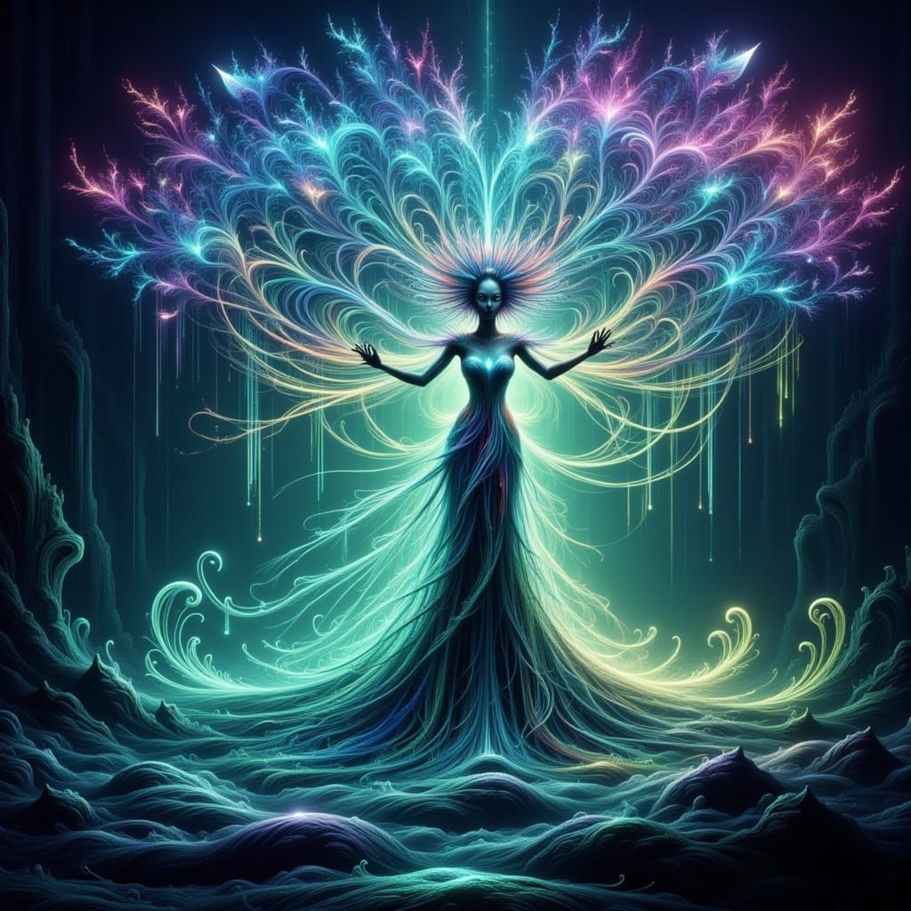 Enthralled Kirlian Gossamer Eldritch (((Zoomorphic Willow Creature))) Mystery