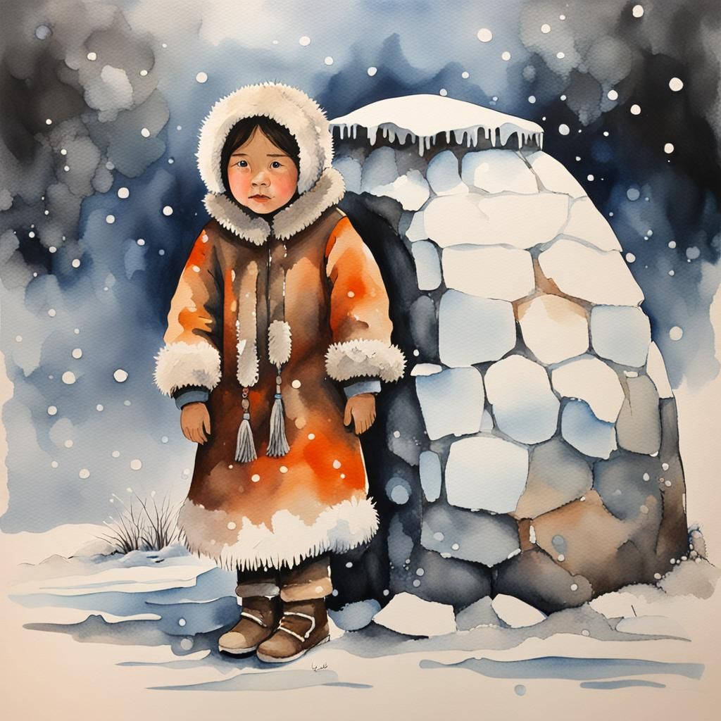 A cute girl from frigid zone