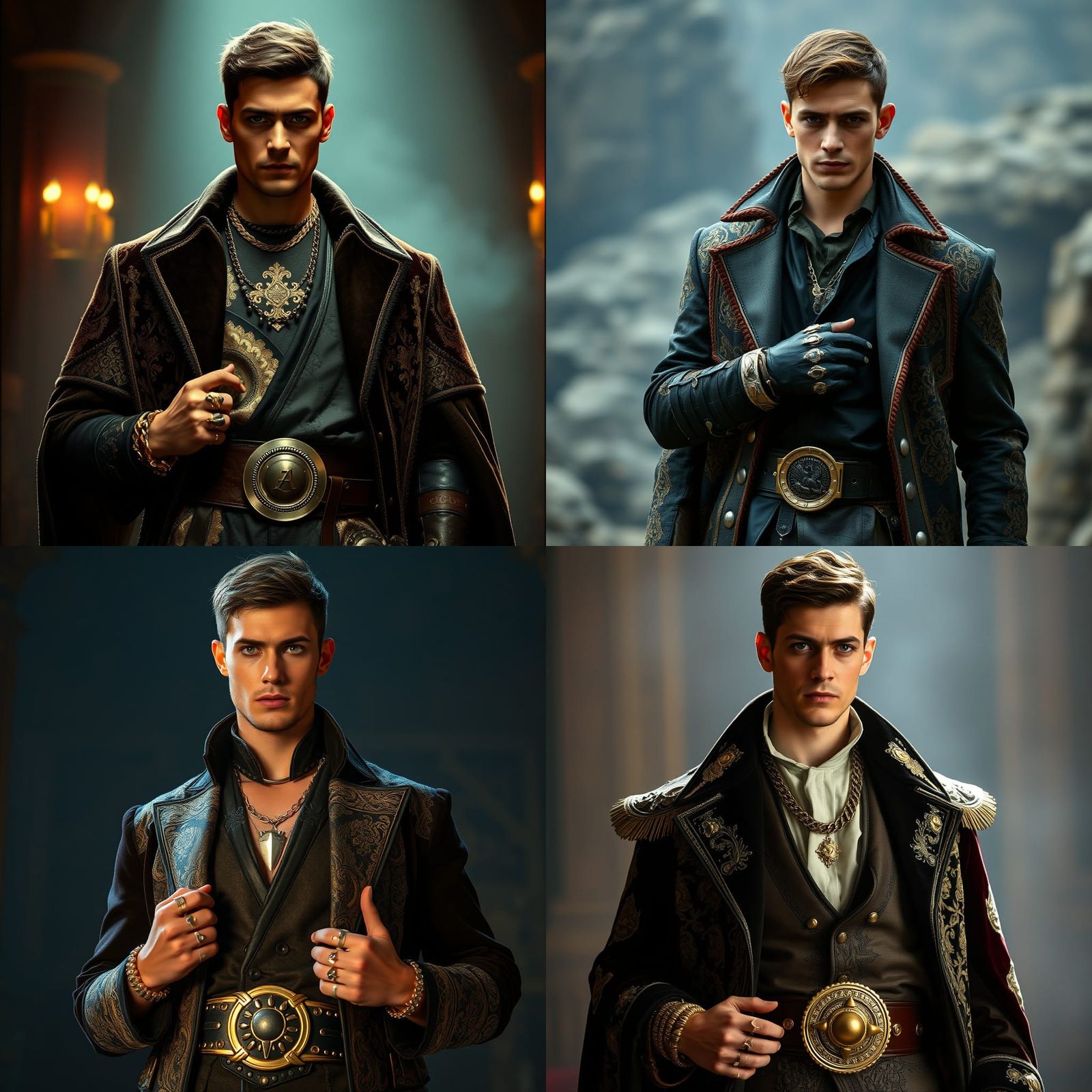 Opulent Post-Apocalyptic Costume Design: Arrogant Suitor