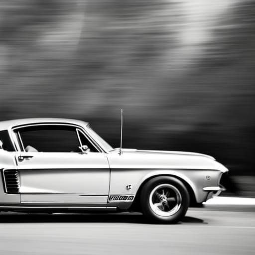 Classic Mustang Eleanor Car in Professional Photography