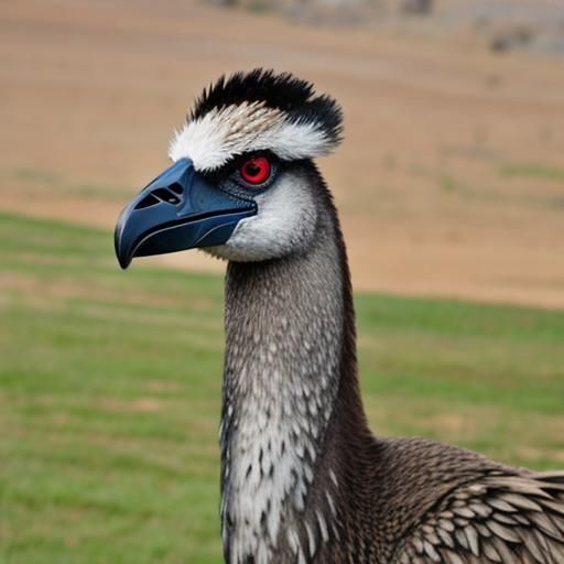 Majestic Emu Portrait