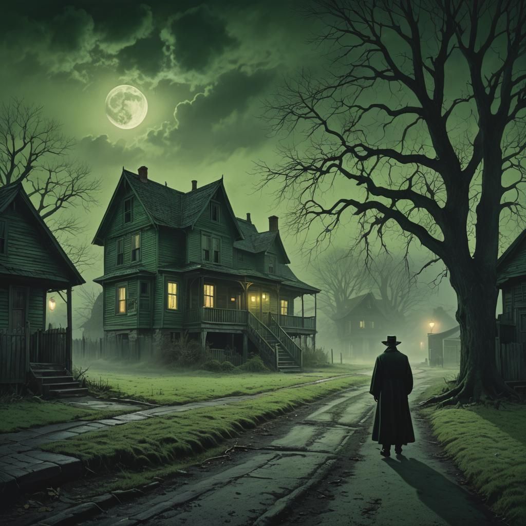 Ominous Shadows: Priest at the Old House