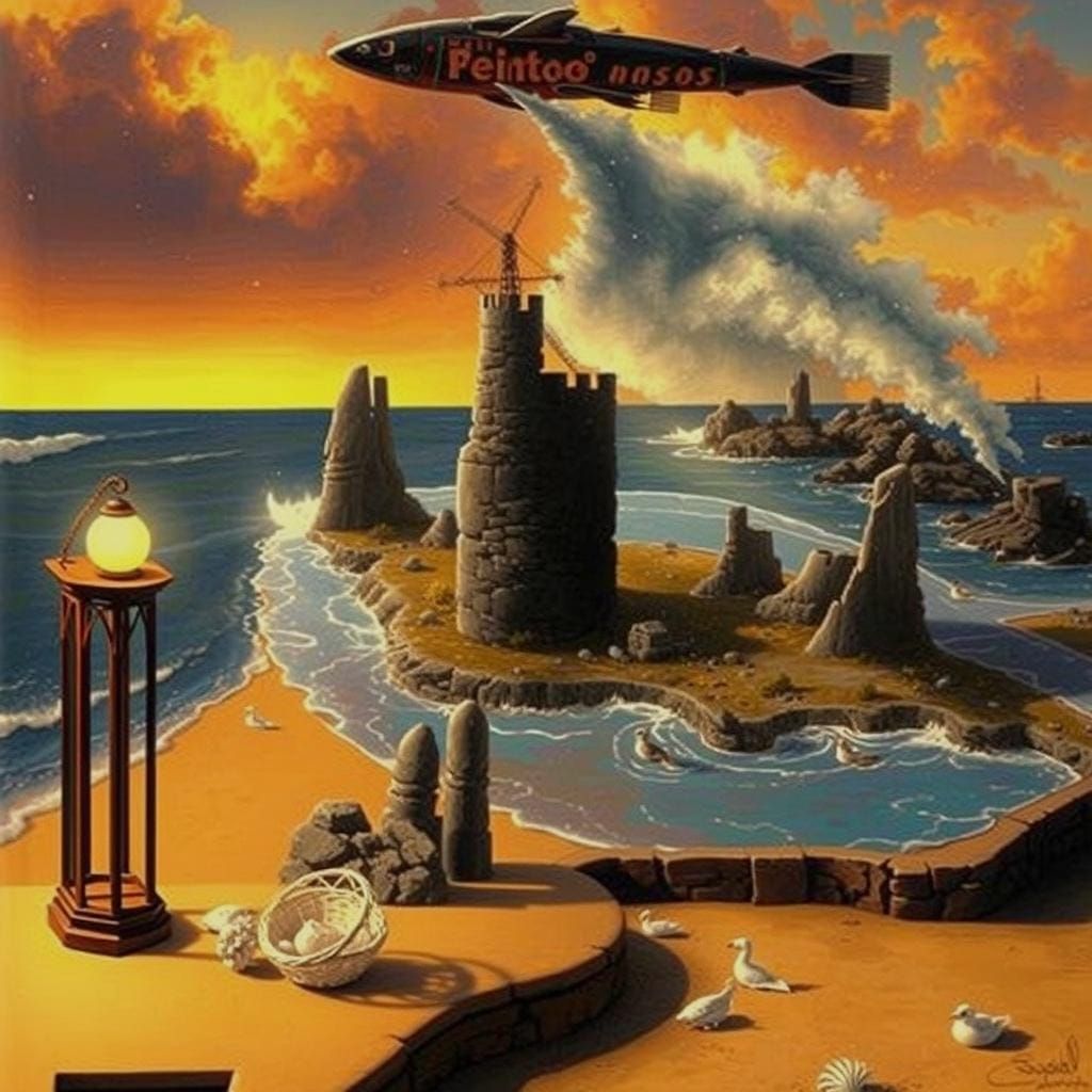 Mountain Vista in Hudson River School Style